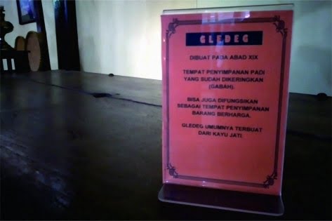 Gledek, satu koleksi di Museum Prof Dr R Soegarda Poerbakawatja Purbalingga