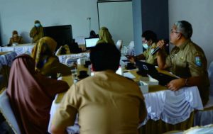 Peningkatan penguasaan aplikasi E Kinerja Dinas Komunikasi dan Informatika Dinkominfo Kabupaten Purbalingga Purbalingga Senin 7 Maret 2022.