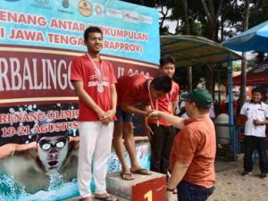 Pengurus Kabupaten Persatuan Renang Seluruh Indonesia Purbalingga menyelenggarakan Bupati Purbalingga Cup II 2022