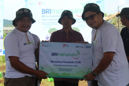 PT. BRI (Persero) Tbk Purbalingga Gelar Progam BRI Menanam dan Gelontor Dana BRILian