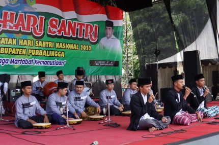 19 Grup Hadroh di Kabupaten Purbalingga Meriahkan Festival Hadroh, Wajib Menyanyikan Lagu "Joko Tingkir Wali Jowo"