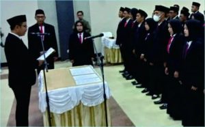 54 Panwascam Pemilu 2024 di Purbalingga Resmi Dilantik