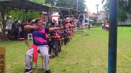 Atlet Nasional Paralympic Committe Indonesia Purbalingga Sumbang 3 Medali Emas dan 2 Perak di Kejurprov Jateng 2022