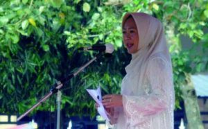 Bupati Purbalingga Dyah Hayuning Pratiwi saat Upacara Peringatan Hari Santri 2022 di Purbalingga di Alun-alun Purbalingga, Sabtu 22 Oktober 2022. Bupati Purbalingga Dyah Hayuning Pratiwi saat Upacara Peringatan Hari Santri 2022 di Purbalingga di Alun-alun Purbalingga, Sabtu 22 Oktober 2022.