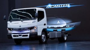 Mitsubishi Fuso Pamer Truk Bertenaga Listrik eCanter Mitsubishi Fuso Pamer Truk Bertenaga Listrik eCanter