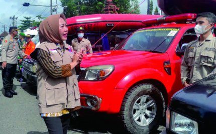 Sukseskan Pilkades Serentak dan Kesiapsiagaan Penanganan Bencana, Polres Purbalingga Gelar Apel Gabungan