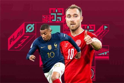 Piala Dunia 2022, Perancis Vs Denmark