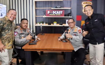 Polda Jateng Resmi Punya Studio Podcast Polisine Jateng