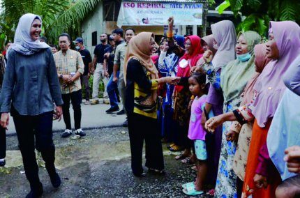 Bupati Purbalingga Dyah Hayuning Pratiwi Kunjungi Bakal Calon Kades, Ajak Wujudkan Pilkades Kondusif