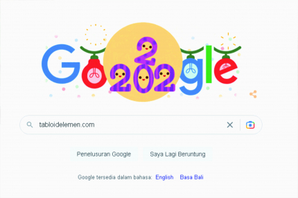 Google memasang Doodle khusus untuk mesin pencariannya. Tentunya terkait dengan perayaan Malam Tahun Baru 2023.