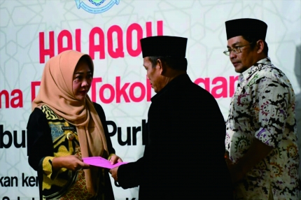 Halaqoh para Alim Ulama dan pimpinan Pondok Pesantren di Kabupaten Purbalingga merumuskan 4 catatan untuk Bupati Purbalingga Dyah Hayuning Pratiwi, Selasa 27 Desember 2022.