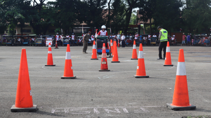 Dinas Perhubungan Gelar Ada Tangkas Pengemudi Becak