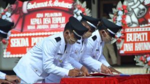 Pelantikan 9 Kades di Purbalingga Pelantikan 9 Kades di Purbalingga