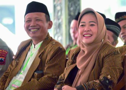 Bupati Purbalingga Dyah Hayuning Pratiwi usai membuka Musda IV Majelis Ulama Indonesia Kabupaten Purbalingga di Pendopo Dipokusumo, Sabtu 18 Maret 2023.