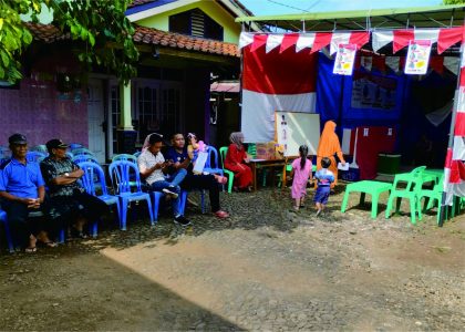 Pemilihan Ketua RT 01 RW 01 Desa Kalimanah Kulon, Kecamatan Kalimanah, Kabupaten Purbalingga, Minggu 9 April 2023.