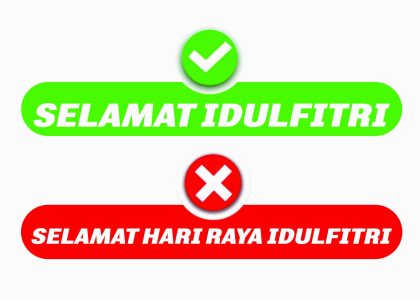  Tulislah Idulfitri Tanpa Terpisah