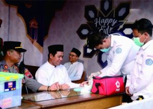 Masjid At Tajdid Purwokerto Kampus II UMP di Jalan Soepardjo Roestam, Sokaraja, Jawa Tengah menjadi posko mudik lebaran dan rest area