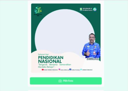 Twibbon Hardiknas 2023 Karya Dindikbud Purbalingga, Bikin Foto Anda Semakin Manis