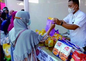 Dinas Ketahanan Pangan dan Perikanan (DKPP) Kabupaten Purbalingga ikut mensukseskan Gerakan Pangan Murah, Senin 26 Juni 2023..