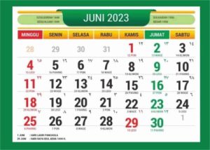 Bulan Juni 2023, Banyak Libur Panjang dan Cuti Bersama Bulan Juni 2023, Banyak Libur Panjang dan Cuti Bersama