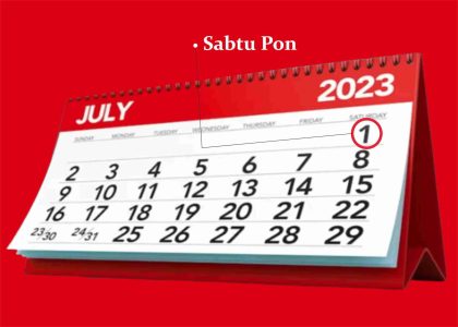 Sabtu Pon Awali Bulan Juli 2023, Ada Berkah di Lakuning Banyu