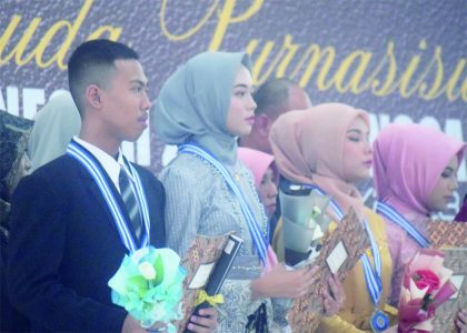 SMP Negeri 2 Purbalingga melepas 249 siswa Klas IX di tahun 2023, di gedung pertemuan PGRI Kabupaten Purbalingga, Rabu 14 Juni 2023