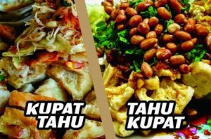 Kupat Tahu dan Tahu Kupat, Tampak Serupa Tapi Tak. Foto: tabloidelemen.com