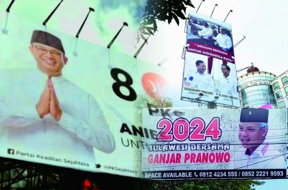 Maraknya baliho calon legislatif (caleg) maupun calon Presiden (capres) yang banyak terpasang menjadi alat kampanye yang ampuh.