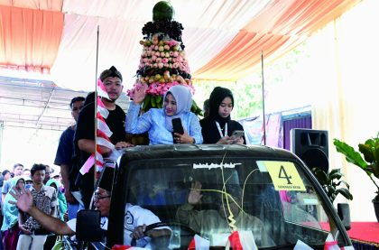 Grebeg Suran dan Ruwat Bumi di Desa Sumingkir, Kecamatan Kutasari, Jum'at 28 Juli 2023.