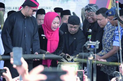 Bupati Purbalingga Dyah Hayuning Pratiwi (Tiwi) resmi membuka Festival Gunung Slamet (FGS) #6 tahun 2023.