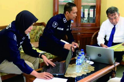 Klinik Pratama Polres Purbalingga menjalani survei akreditasi Fasilitas Kesehatan Tingkat Pertama (FKTP) dari Tim survei dari Lembaga Penyelenggara Akreditasi Pelayanan Kesehatan Paripurna (LPA-PKP), di Aula Loka Anindhita Mapolres Purbalingga, Jumat 11 Agustus 2023 pagi.