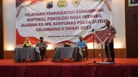 Biro Sumber Daya Manusia (Ro SDM) Polda Jateng menyelenggarakan pelatihan soft skill psikologi bagi perwira jajaran eks-Polwil Banyumas, di Objek Wisata Purbasari Pancuran Mas Purbalingga, Selasa 29 Agustus 2023. Biro Sumber Daya Manusia (Ro SDM) Polda Jateng menyelenggarakan pelatihan soft skill psikologi bagi perwira jajaran eks-Polwil Banyumas, di Objek Wisata Purbasari Pancuran Mas Purbalingga, Selasa 29 Agustus 2023.