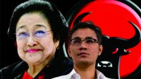 Ketua Umum (Ketum) PDI Perjuangan Megawati Soekarnoputri dan Budiman Sudjatmiko. Foto kolase tabloidelemen.com Ketua Umum (Ketum) PDI Perjuangan Megawati Soekarnoputri dan Budiman Sudjatmiko. Foto kolase tabloidelemen.com
