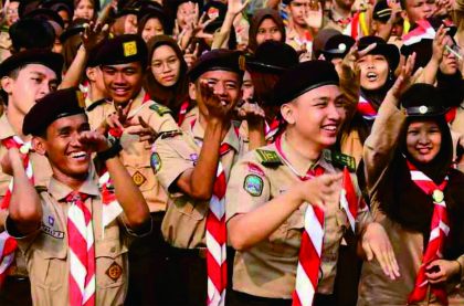 Lagu Pramuka Selamat Datang Kakak menjadi satu lagu wajib pembuka kegiatan Kepramukaan yang tak lekang oleh waktu. Foto: pramukajakarta.id