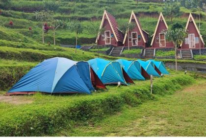 Obyek Wisata Bukit Tangkeban, Desa Nyalembeng, Kecamatan Pulosari, Kabupaten Pemalang. Lokasi puncak peringatan 62 tahun Hari Pramuka tingkat Kwartir Daerah (Kwarda) Jawa Tengah tahun 2023. Foto: nativeindonesia.com