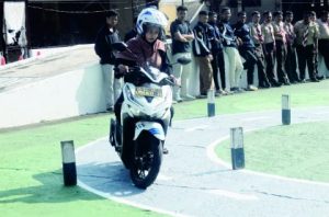 Satlantas Polres Purbalingga Sosialisasikan Materi Baru Ujian Praktik Surat Izin Mengemudi (SIM), di lapangan Satlantas Polres Purbalingga, Sabtu 5 Agustus 2023.    Satlantas Polres Purbalingga Sosialisasikan Materi Baru Ujian Praktik Surat Izin Mengemudi (SIM), di lapangan Satlantas Polres Purbalingga, Sabtu 5 Agustus 2023.