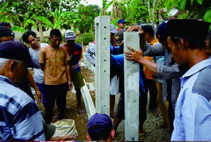 Sebanyak 23 warga Purbalingga menerima pembangunan rumah baru dengan metode Rumah Unggul Sistem Panel Instan (Ruspin).