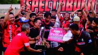Kesebelasan Kecamatan Bojongsari menang 1-0 dalam laga final Turnamen Sepakbola Piala Ketua DPRD Kabupaten Purbalingga 2023 melawan juara bertahan Bobotsari di Stadion Goentoer Darjono Purbalingga, Kamis 26 Oktober 2023 sore.