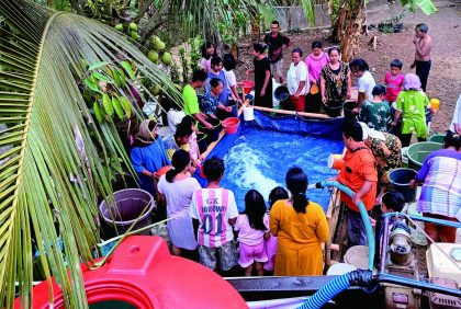 Pramuka Purbalingga telah salurkan 150.000 liter air besih untuk masyarakat terdampak musim kemarau