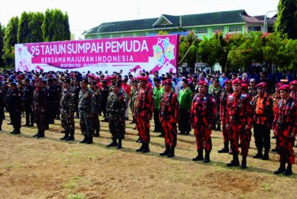 Upacara Peringatan Hari Sumpah Pemuda (HSP) ke-95 tahun 2023 tingkat Kabupaten Purbalingga, di Alun-alun Purbalingga, Sabtu 28 Oktober 2023 Upacara Peringatan Hari Sumpah Pemuda (HSP) ke-95 tahun 2023 tingkat Kabupaten Purbalingga, di Alun-alun Purbalingga, Sabtu 28 Oktober 2023