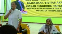 Ketua Majelis Permusyawaratan Rakyat Republik Indonesia (MPR RI) Bambang Soesatyo (Bamsoet) saat Temu Tokoh Nasional dan Kepemudaan, Keagamaan, Sivitas Akademika, di Gedung Serbaguna Kecamatan Kertanegara, Sabtu 9 Desember 2023. Foto: tabloidelemen.com | Mahendra Yudhi Krisnha Ketua Majelis Permusyawaratan Rakyat Republik Indonesia (MPR RI) Bambang Soesatyo (Bamsoet) saat Temu Tokoh Nasional dan Kepemudaan, Keagamaan, Sivitas Akademika, di Gedung Serbaguna Kecamatan Kertanegara, Sabtu 9 Desember 2023. Foto: tabloidelemen.com | Mahendra Yudhi Krisnha