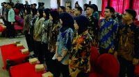 Paskibraka Purbalingga Angkatan 2021-2023 mengikuti Penguatan Ideologi Pancasila dari Bakesbangpol Provinsi Jawa Tengah, di Graha Adiguna Operation Room Paskibraka Purbalingga Angkatan 2021-2023 mengikuti Penguatan Ideologi Pancasila dari Bakesbangpol Provinsi Jawa Tengah, di Graha Adiguna Operation Room