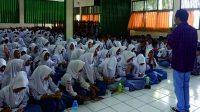 45f Bawaslu Purbalingga menyelenggarakan "Bawaslu Goes To School" di SMA Negeri 1 Kutasari dengan tema "Suara Pemuda, Suara Bangsa!", Senin 22 Januari 2024
