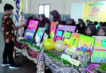 Gelar Karya Proyek Penguatan Profil Pelajar Pancasila (P5), di ruang indoor SMP Negeri 1 Mrebet Sabtu, 3 Februari 2024. Gelar Karya Proyek Penguatan Profil Pelajar Pancasila (P5), di ruang indoor SMP Negeri 1 Mrebet Sabtu, 3 Februari 2024.