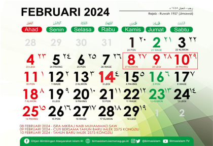 Ada Cuti Bersama di Februari 2024