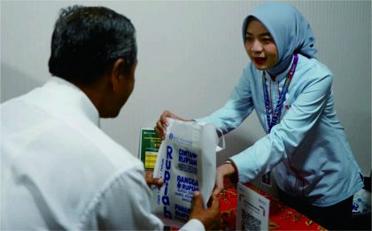 Kantor Perwakilan Bank Indonesia (BI) Purwokerto meluncurkan program SERAMBI atau akronim dari Semarak Rupiah Ramadan dan Berkah Idul Fitri (SERAMBI) 2024, di Mal Pelayanan Publik (MPP) Purbalingga, Rabu 20 Maret 2024.