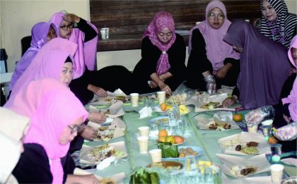 Warga Perum Griya Abdi Kencana RT 05 RW 09 Purbalingga Wetan Nyadran Jelang Ramadan, Minggu 3 Maret 2024.