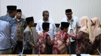 Asisten Ekonomi dan Pembangunan Sekda Purbalingga, Mukodam mewakili Bupati Purbalingga Dyah Hayuning Pratiwi melepas kafilah Musabaqah Tilawatil Qur'an (MTQ) Kabupaten Purbalingga untuk mengikuti ajang MTQ Tingkat Provinsi Jawa Tengah ke-XXX tahun 2024.