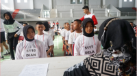 Pelajar Sekolah Menengah Atas (SMA), Sekolah Menengah Kejuruan (SMK), dan Madrasah Aliyah (MA) di Purbalingga mengikuti seleksi Calon Pasukan Pengibar Bendera Pusaka (Paskibraka) Kabupaten Purbalingga Tahun 2024. Pelajar Sekolah Menengah Atas (SMA), Sekolah Menengah Kejuruan (SMK), dan Madrasah Aliyah (MA) di Purbalingga mengikuti seleksi Calon Pasukan Pengibar Bendera Pusaka (Paskibraka) Kabupaten Purbalingga Tahun 2024.