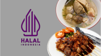 Produk makanan sate dan bakso dari pelaku Usaha Mikro Kecil dan Menengah (UMKM) yang harus mengantongi sertifikat halal. Foto kolase tabloidelemen.com
